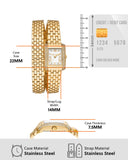  Shop Authentic Michael Kors Emery Pave Double Wrap White Dial Gold Steel Strap Watch for Women - MK4833 - Luxxuri
