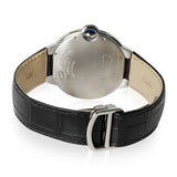  Shop Authentic Cartier Ballon Bleu De Cartier Black Dial Black Leather Strap Watch for Men - WSBB0003 - Luxxuri