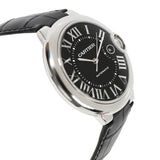  Shop Authentic Cartier Ballon Bleu De Cartier Black Dial Black Leather Strap Watch for Men - WSBB0003 - Luxxuri