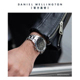  Shop Authentic Daniel Wellington Iconic Chronograph Link Black Dial Silver Steel Strap Watch For Men  - DW00100645 - Luxxuri