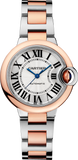  Shop Authentic Cartier Ballon Bleu de Cartier Silver Dial Two Tone Steel Strap Watch for Women - W2BB0032 - Luxxuri