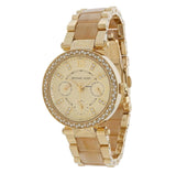  Shop Authentic Michael Kors Parker White Dial Gold Steel Strap Watch for Women - MK6056 - Luxxuri