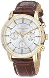  Shop Authentic Tommy Hilfiger Harrison White Dial Brown Leather Strap Watch for Men - 1790874 - Luxxuri