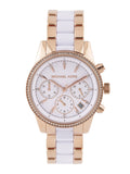  Shop Authentic Michael Kors Ritz White Dial Two Tone Steel Strap Watch for Women - MK6324 - Luxxuri