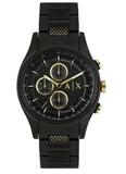  Shop Authentic Armani Exchange Chronograph Black Dial Black Steel Strap Watch For Men - AX1604 - Luxxuri