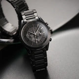  Shop Authentic Armani Exchange Drexler Chronograph Black Dial Black Steel Strap Watch For Men - AX2601 - Luxxuri