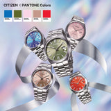  Shop Authentic Citizen x Pantone Automatic Dreamy Pink Dial Silver Steel Strap Watch For Men - NJ0158-89X - Luxxuri