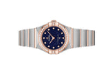  Shop Authentic Omega Constellation Quartz Diamonds Blue Dial Two Tone Steel Strap Watch for Women - 131.25.25.60.53.002 - Luxxuri