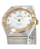  Shop Authentic Omega Constellation Manhattan Mother of Pearl Dial Two Tone Steel Strap Watch for Women - 131.20.28.60.55.002 - Luxxuri