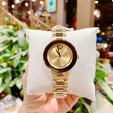  Shop Authentic Movado Bold Gold Dial Gold Steel Strap Watch For Women - 3600382 - Luxxuri