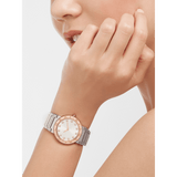  Shop Authentic Bvlgari Bvlgari Bvlgari Lady Diamonds Silver Dial Silver Steel Strap Watch for Women - BVLGARI103577 - Luxxuri