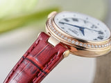  Shop Authentic Tissot Bellissima Small Lady Diamonds Silver Dial Brown Leather Strap Watch For Women - T126.207.66.113.00 - Luxxuri