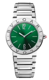  Shop Authentic Bvlgari Bvlgari Bvlgari Lady Green Dial Silver Steel Strap Watch for Women - BVLGARI103693 - Luxxuri