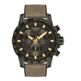  Shop Authentic Tissot Supersport Chrono Black Dial Beige Nylon Strap Watch For Men - T125.617.37.051.01 - Luxxuri