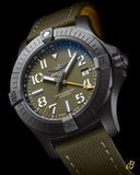  Shop Authentic Breitling Avenger Automatic GMT 43 Green Dial Green Nylon Strap Watch for Men - A17318101L1X1 - Luxxuri