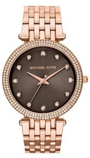  Shop Authentic Michael Kors Darci Brown Dial Rose Gold Stainless Steel Strap Watch for Women - MK3217 - Luxxuri