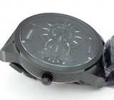  Shop Authentic Diesel Mini Daddy Dual Time Black Dial Black Stainless Steel Strap Watch For Men - DZ7316 - Luxxuri