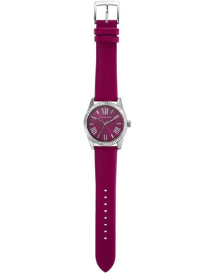  Shop Authentic Michael Kors Lexington Quartz Fuchsia Dial Fuchsia Leather Strap Watch For Women - MK4749 - Luxxuri