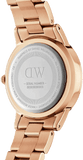  Shop Authentic Daniel Wellington Iconic Link Black Dial Rose Gold Steel Strap Watch for Women - DW00100212 - Luxxuri