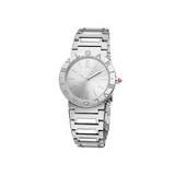  Shop Authentic Bvlgari Bvlgari Lady Silver Dial Silver Steel Strap Watch for Women - BVLGARI103575 - Luxxuri