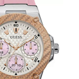  Shop Authentic Guess Zena Quartz White Dial Pink Rubber Strap Watch For Women - W1094L4 - Luxxuri