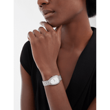  Shop Authentic Bvlgari Serpenti Seduttori Diamonds Silver Dial Silver Steel Strap Watch for Women - SERPENTI103361 - Luxxuri