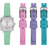  Shop Authentic Tissot T Lady Lovely Square Silver Dial Light Green Leather Strap Watch for Women - T058.109.16.031.01 - Luxxuri