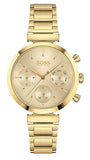  Shop Authentic Hugo Boss Flawless Gold Dial Gold Steel Strap Watch for Women - 1502532 - Luxxuri