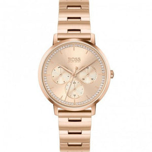  Shop Authentic Hugo Boss Prima Gold Dial Gold Steel Strap Watch for Women - 1502571 - Luxxuri