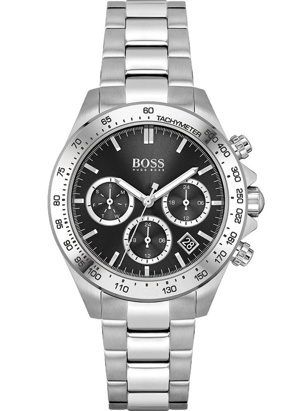  Shop Authentic Hugo Boss Novia Black Dial Silver Steel Strap Watch for Women - 1502614 - Luxxuri