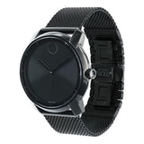  Shop Authentic Movado Bold Black Dial Black Mesh Bracelet Watch For Men - 3600261 - Luxxuri