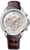  Shop Authentic Hugo Boss Driver Chronograph Silver Dial Brown Leather Strap Watch For Men - 1512881 - Luxxuri