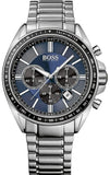  Shop Authentic Hugo Boss Chronograph Driver Blue Dial Silver Steel Strap Watch for Men - 1513081 - Luxxuri