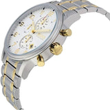  Shop Authentic Hugo Boss Areoliner Chronograph White Dial Two Tone Steel Strap Watch for Men - 1513236 - Luxxuri