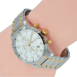  Shop Authentic Hugo Boss Areoliner Chronograph White Dial Two Tone Steel Strap Watch for Men - 1513236 - Luxxuri
