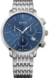  Shop Authentic Hugo Boss Associate Blue Dial Silver Steel Strap Watch for Men - 1513269 - Luxxuri