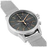 Shop Authentic Hugo Boss Jet Chronograph Grey Dial Silver Mesh Bracelet Watch for Men - 1513440 - Luxxuri