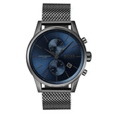  Shop Authentic Hugo Boss Jet Blue Dial Gunmetal Mesh Bracelet Watch for Men  - 1513677 - Luxxuri