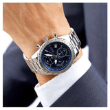 Shop Authentic Hugo Boss Pilot Blue Dial Silver Steel Strap Watch for Men - 1513850 - Luxxuri