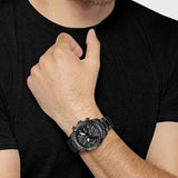  Shop Authentic Hugo Boss Pilot Edition Chronograph Black Dial Black Steel Strap Watch for Men - 1513854 - Luxxuri