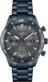  Shop Authentic Hugo Boss Trophy Black Dial Black Steel Strap Watch for Men - 1513675 - Luxxuri