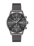  Shop Authentic Hugo Boss Associate Grey Dial Grey Mesh Bracelet Watch for Men - 1513870 - Luxxuri