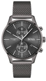  Shop Authentic Hugo Boss Associate Grey Dial Grey Mesh Bracelet Watch for Men - 1513870 - Luxxuri