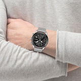  Shop Authentic Hugo Boss Pilot Edition Black Dial Silver Mesh Bracelet Watch for Men - 1513886 - Luxxuri
