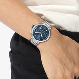  Shop Authentic Hugo Boss One Chronograph Blue Dial Silver Steel Strap Watch For Men - 1513999 - Luxxuri