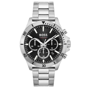  Shop Authentic Hugo Boss Troper Chronograph Blue Dial Silver Steel Strap Watch For Men - 1514057 - Luxxuri