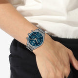  Shop Authentic Hugo Boss Gregor Chronograph Blue Dial Grey Steel Strap Watch For Men - 1514083 - Luxxuri