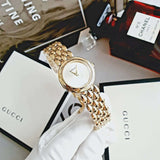  Shop Authentic Versace V-Flare Quartz Silver Dial Gold Steel Strap Watch for Women - VEBN00818 - Luxxuri