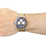  Shop Authentic Guess Odyssey Blue Dial Two Tone Steel Strap Watch For Men - W1107G3 - Luxxuri