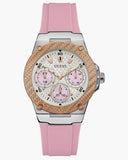  Shop Authentic Guess Zena Quartz White Dial Pink Rubber Strap Watch For Women - W1094L4 - Luxxuri